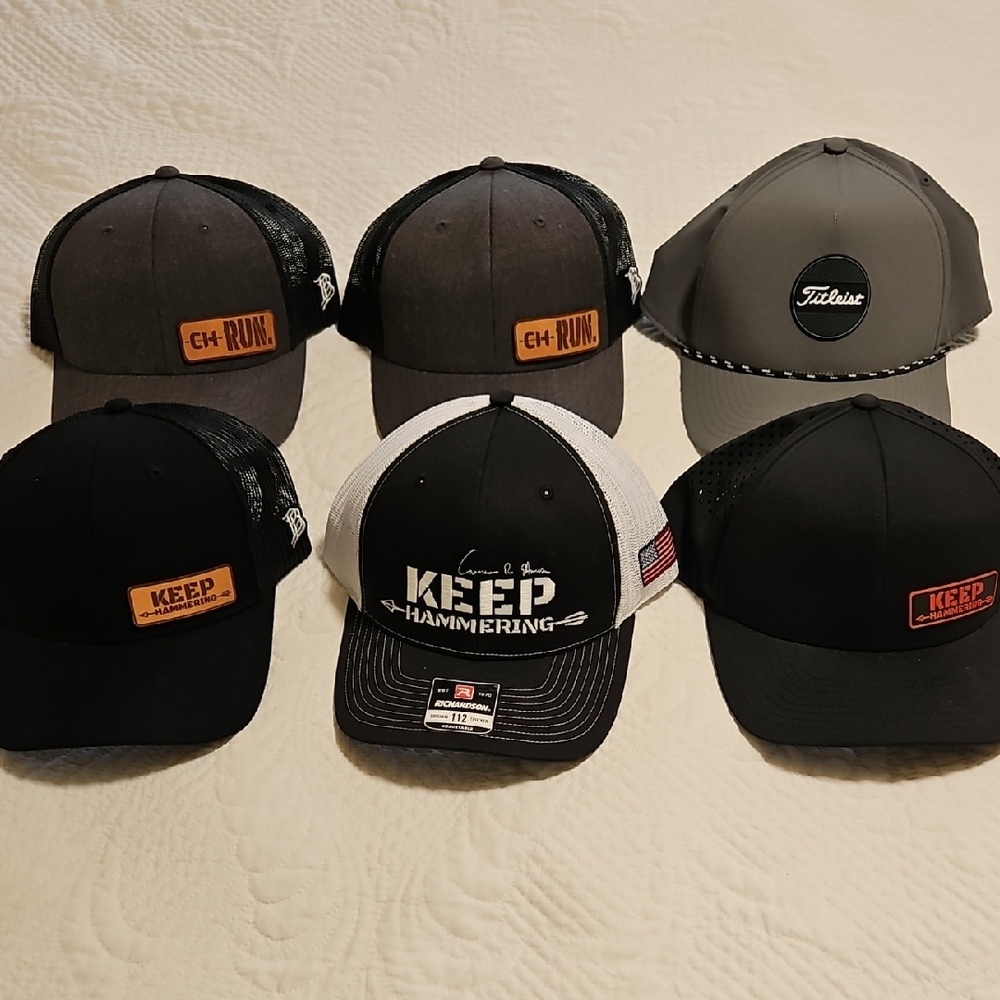 Titleist Gray and Black Hat Collection